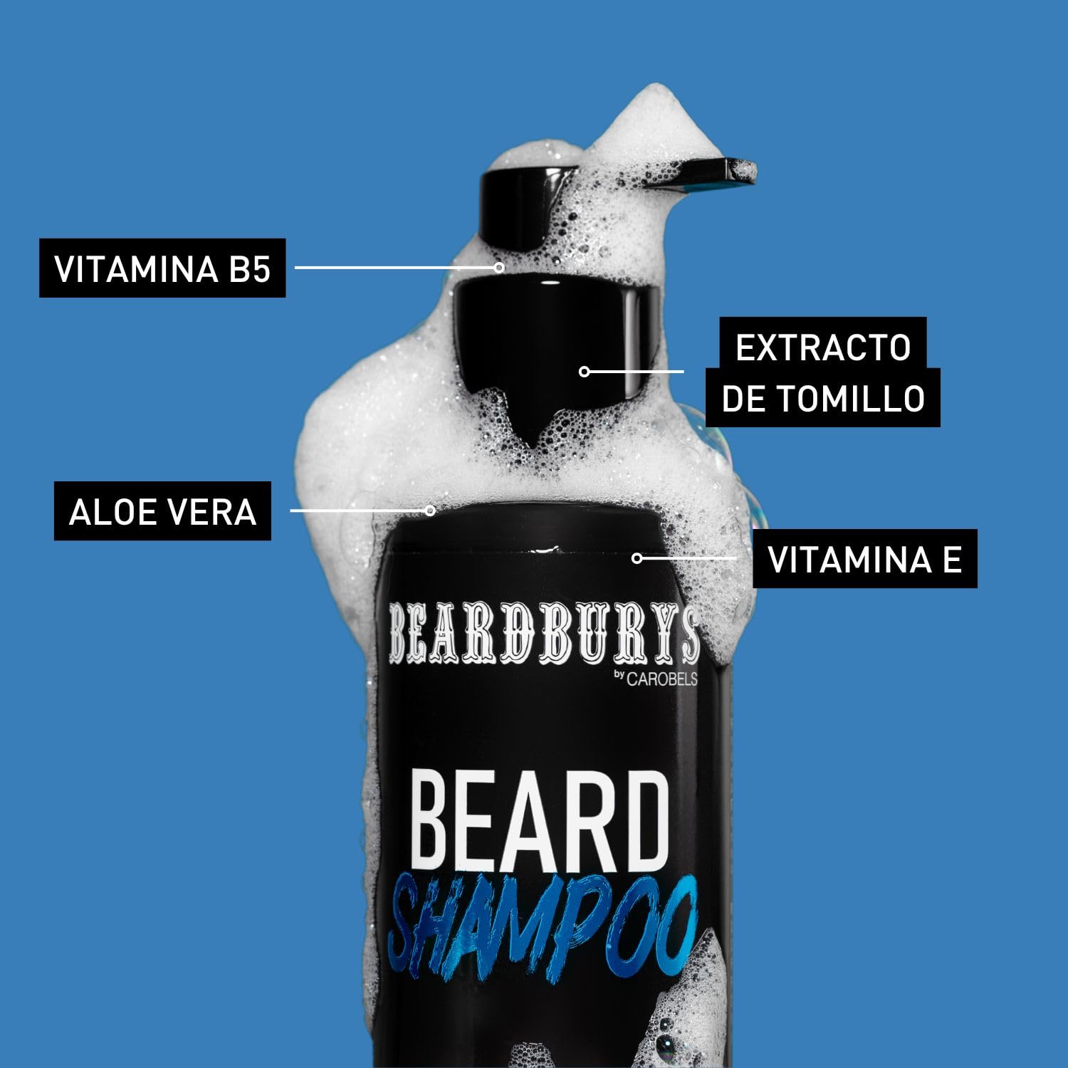 Beardburys - Kit per la cura della barba, da uomo, professionale, shampoo per barba, olio per barba, beauty case, aroma classico, vegano, regali originali per uomo