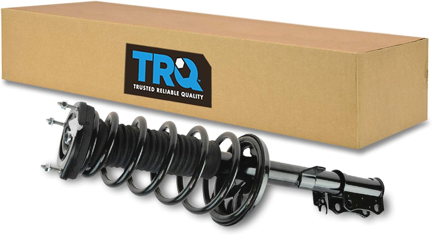 TRQ Rear Left Strut and Spring Assembly Compatible with 1999-2003 Lexus RX300
