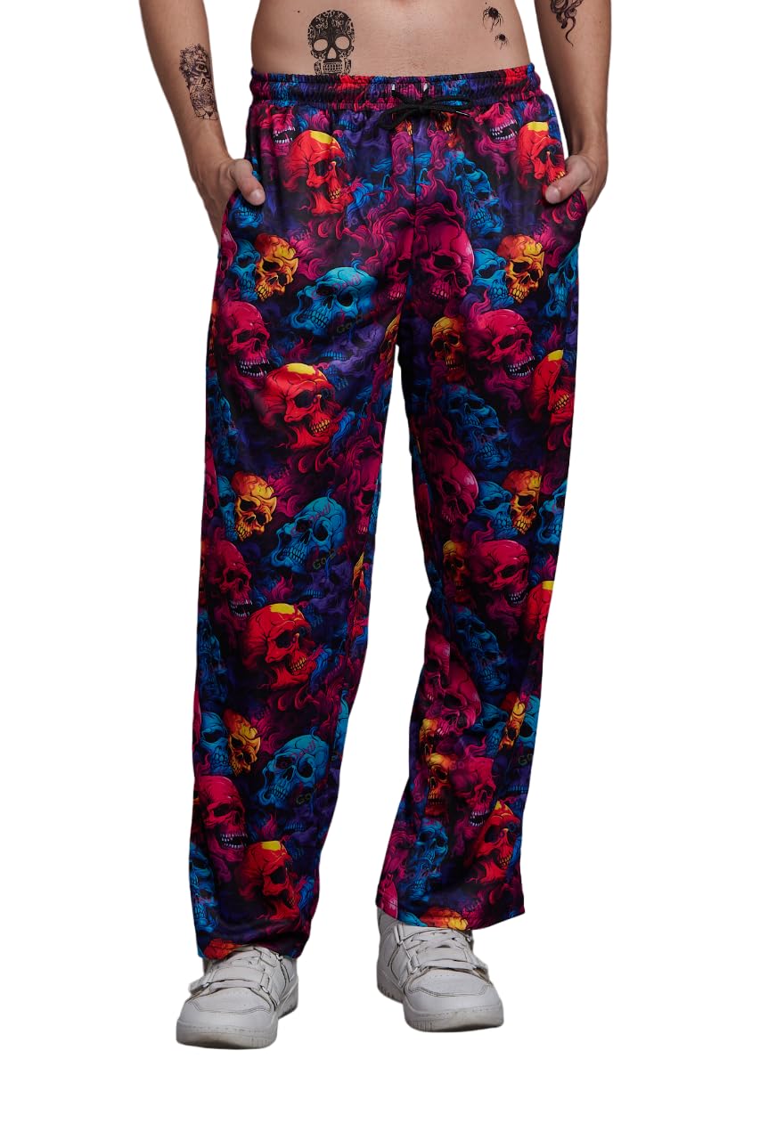 go devil Printed Joggers for Men|Men's Pajama Bottoms, Mens Cotton Pajama Pants|-picture-56