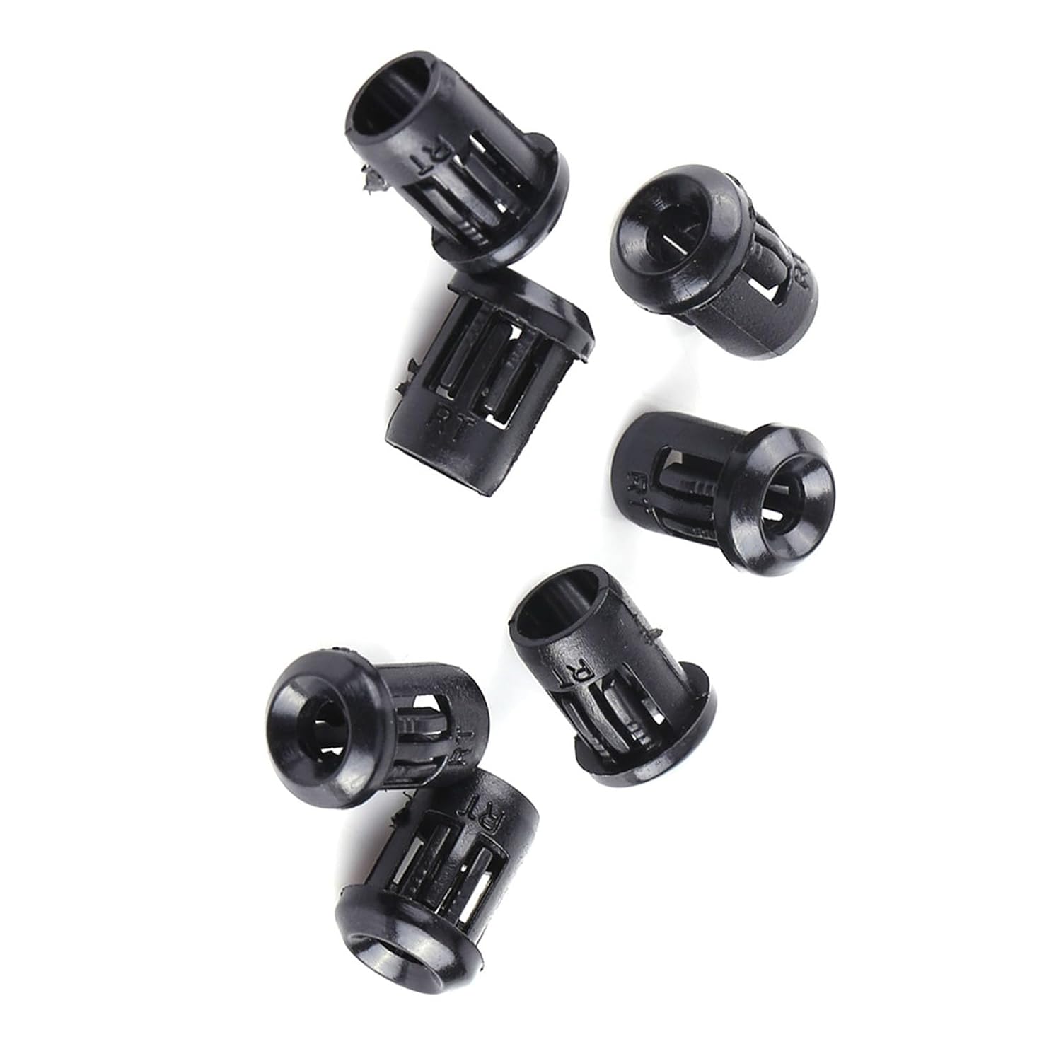 Diode Holder, Lamp Diode Holder, Light Diode Holder, 3mm LED 50Pcs Lamp Socket Diode Holder Nylon Black Clip Bezel Mount Useful, Sturdy and Durable, 4 Different Sizes (3mm)