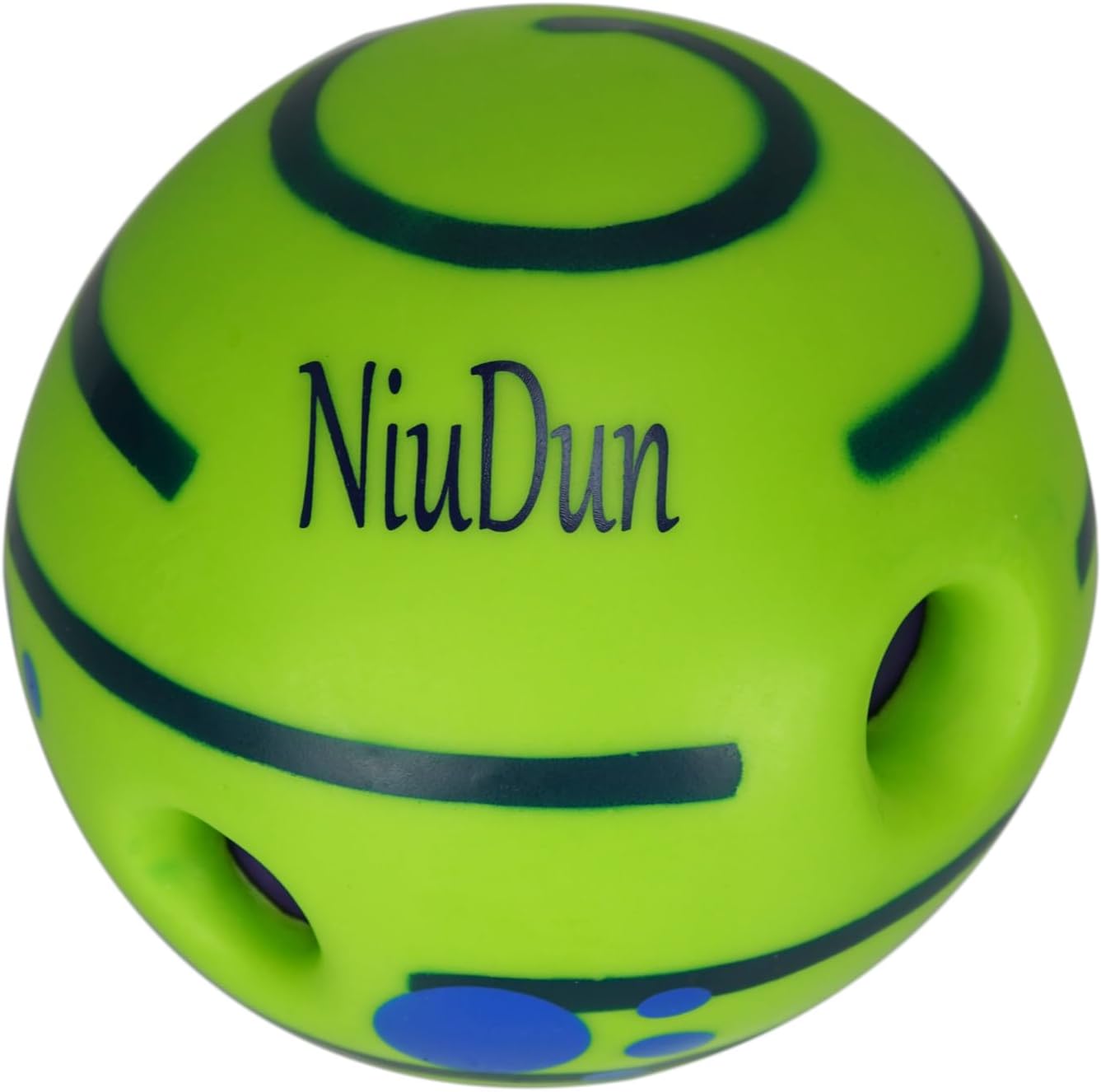 Swing Cluck Ball, A Great pet Dog Toys, Dog Toy, Puppy Toys,Interactive Dog Toys,dag Ball,Full of Fun. When a Dog Bites it, it can Make Giggles. It's a Beloved Toy for Pets (Circular Giggle)