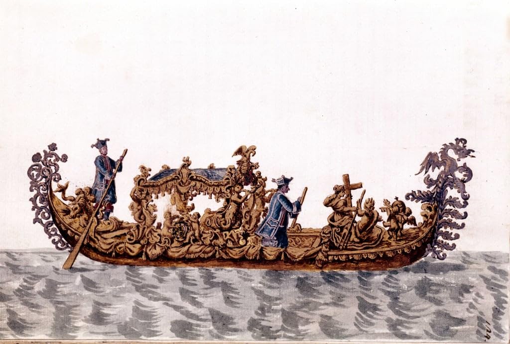 Gondole royale de Jan Van Grevenbroeck impression graffiti grand format 60x90