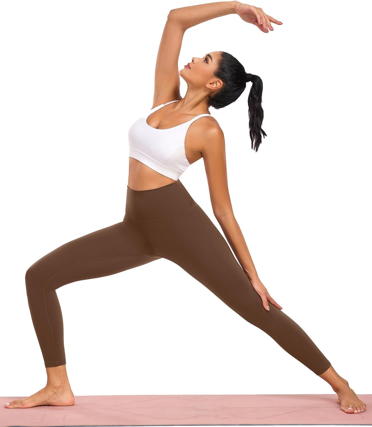 wirarpa Women's Yoga Leggings High Waisted Soft Lounge Legging 25" Running Pilates Yoga Pants for Women - Image 3