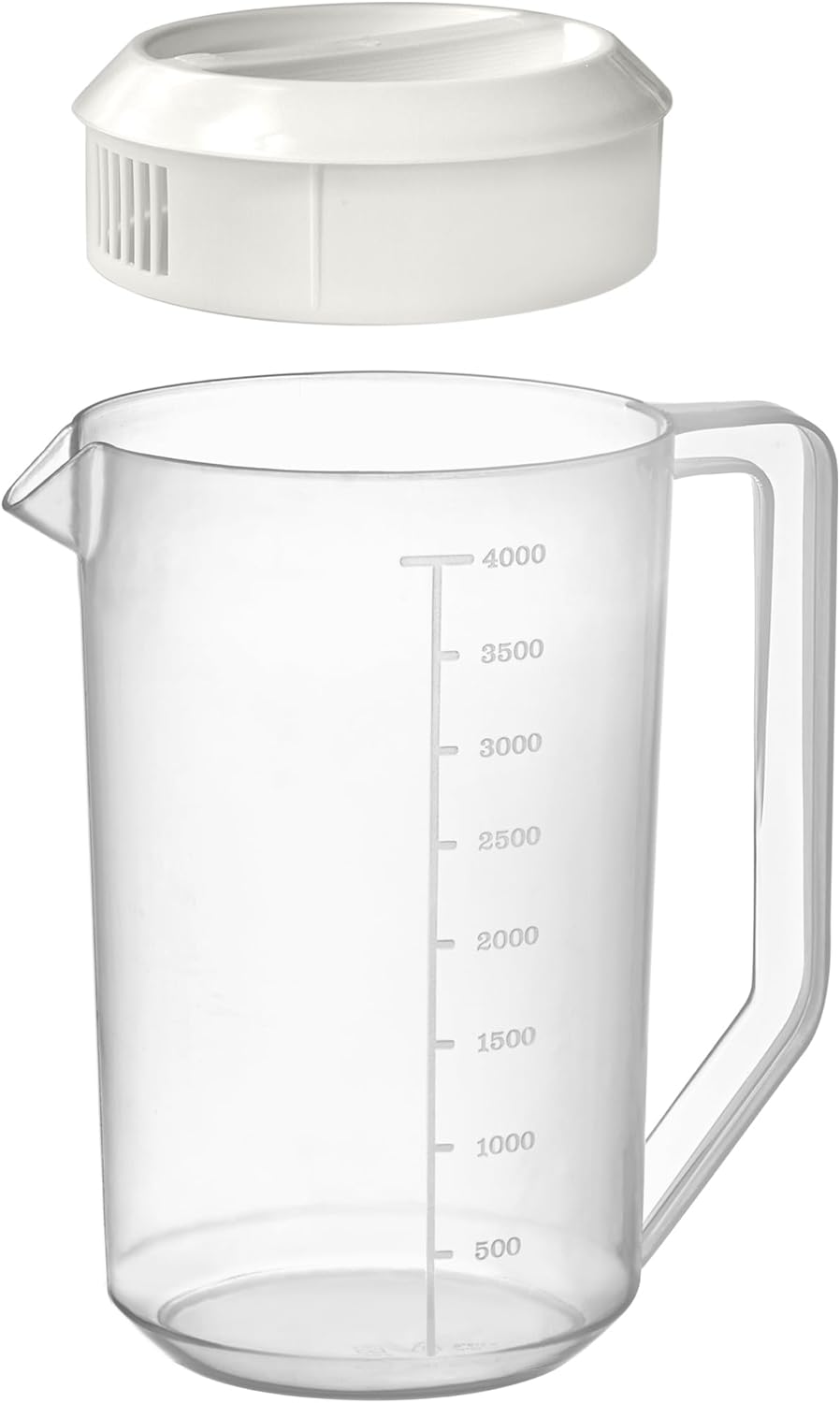 Amazing Abby - Kitchen Party - 4-Quart Plastic Pitcher (1-Pack), Unbreakable Water Pitcher with Lid, BPA-Free, Heat-Resistant, Dishwasher-Safe, Great for Both Iced and Hot Drinks, Indoors and Outdoors - Image 7