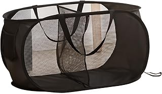 [COVANK]【折りたたみ収納バスケット】多層ランドリーバスケット 洗濯物仕分け コンパクト収納 高密度オックス素材 省 寝室/洗面所向け 軽量ポータブル ホワイト/グレー 黒