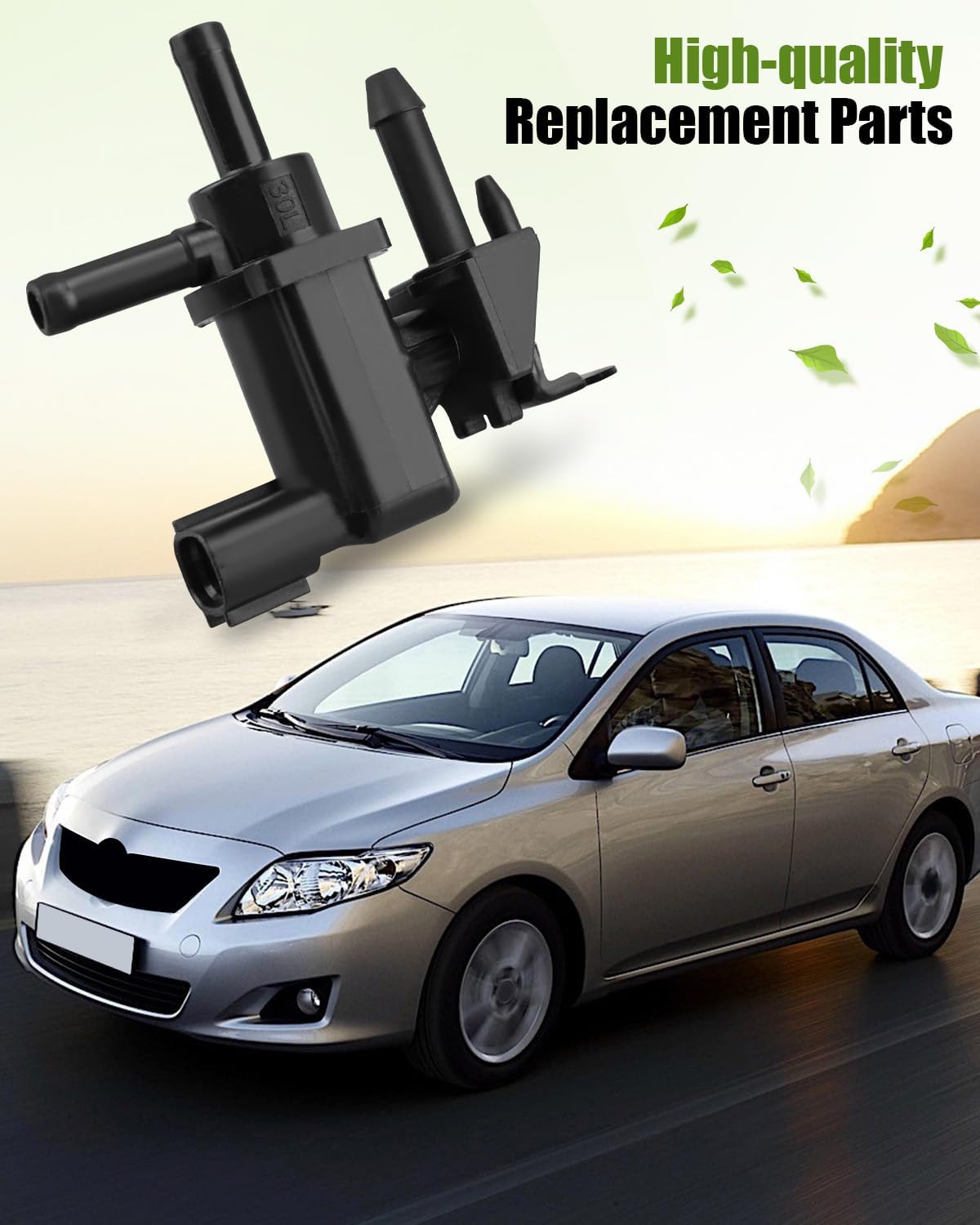 Vapor Canister Purge Valve Solenoid Fit for Toyota Corolla Matrix 2004 2005 2006 2007 2008, Fit for Pontiac Vibe 2005 2006 2007 2008