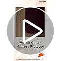 Image of Wakefit Cotton Feel Terry Ultra Soft Waterproof Mattress Protector | Breathable - Hypoallergenic Mattresses Cover 78 inch x 60 inch - Queen, Beetroot, Beetroot Red