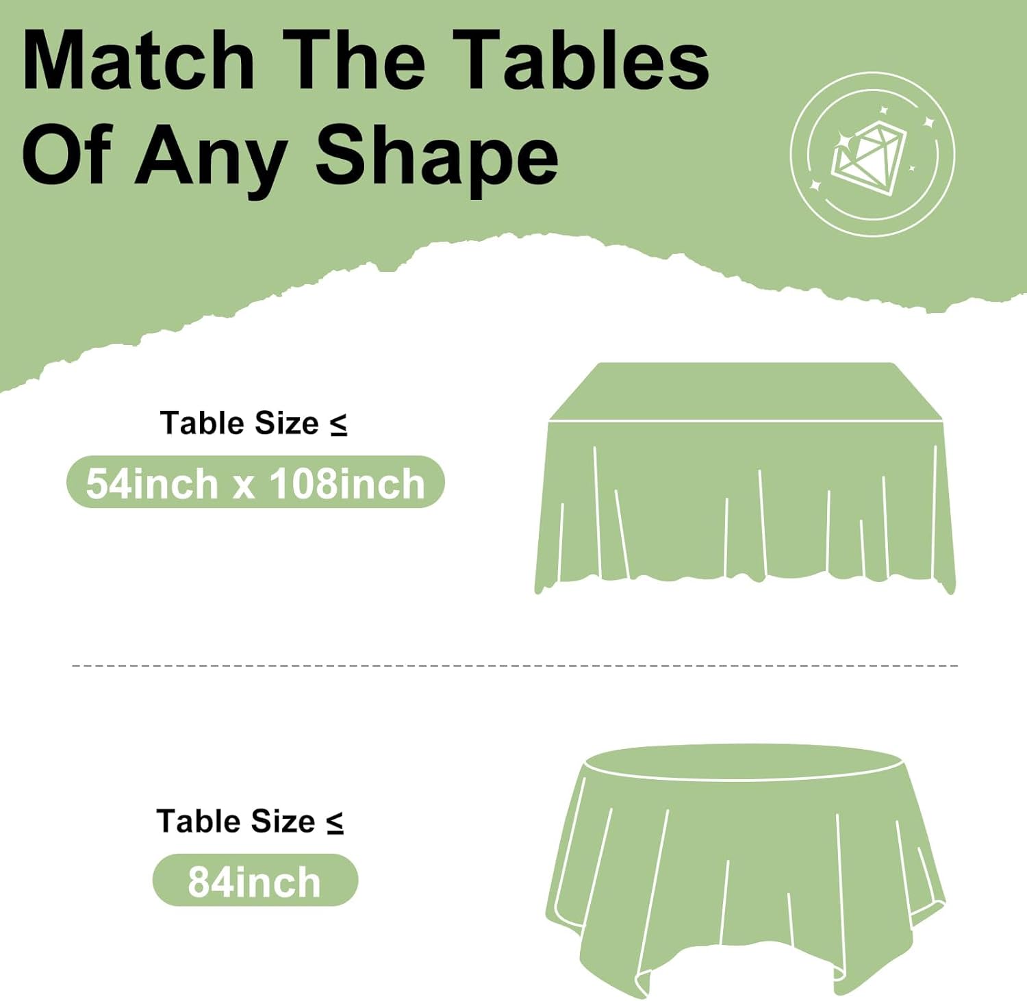 misaya 8 Packs Buffalo Disposable Table Cloth, 54 x 108 Inch Waterproof Plastic Tablecloth, Rectangle Yellow and White Checkered Table Covers for Picnic, Birthday, Party