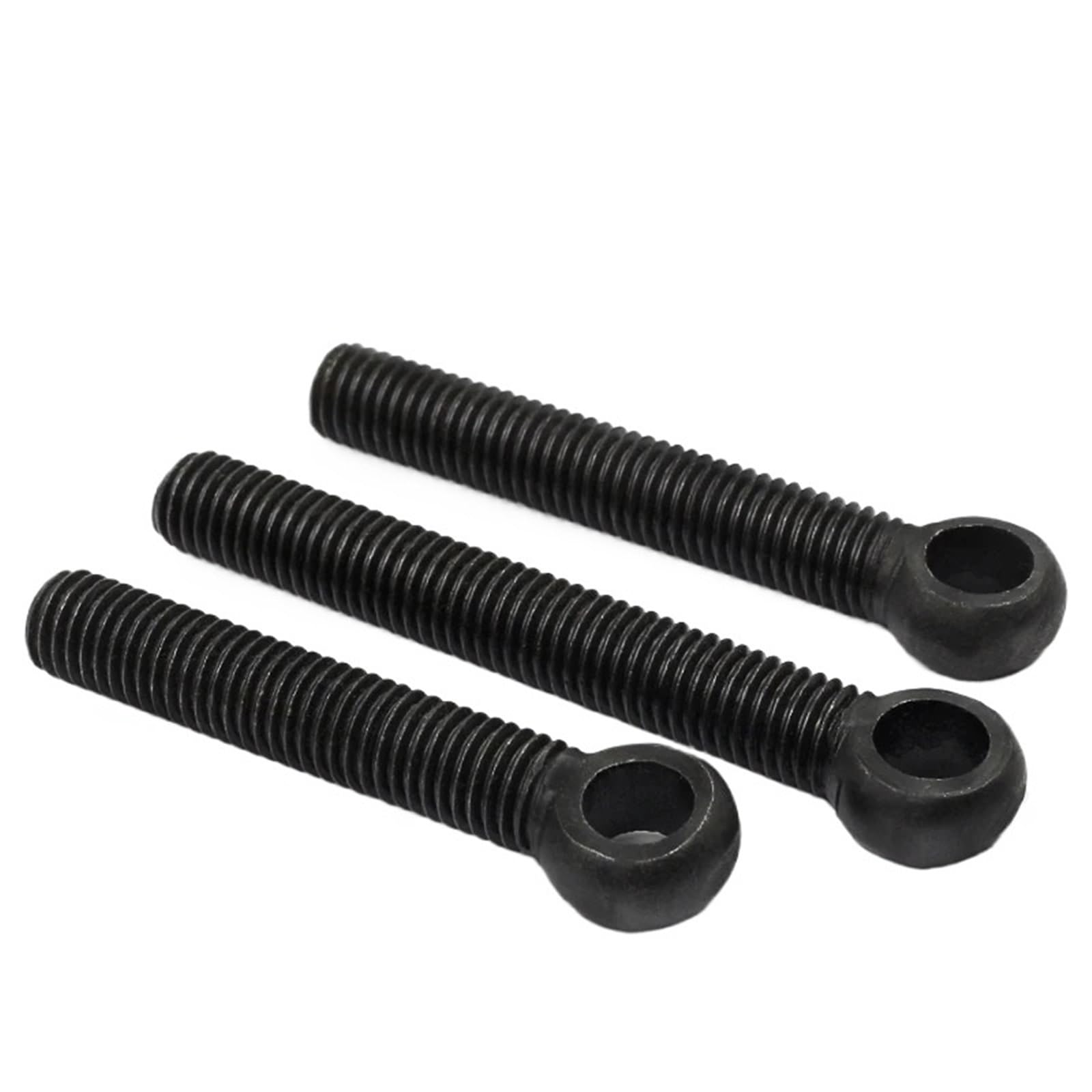 Cancamos Metalicos Pernos de ojo de acero al carbono M6 M8 M10 M12 Perno de enlace de anillo Slip-Kot(110mm,M10 (5pcs))