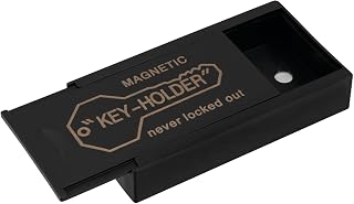 Performance Tool W3221 Rust-Proof Magnetic Key Holder with Sliding Cover, Attaches to Any Steel Surface for Easy Access, Heavy Duty Plastic Case