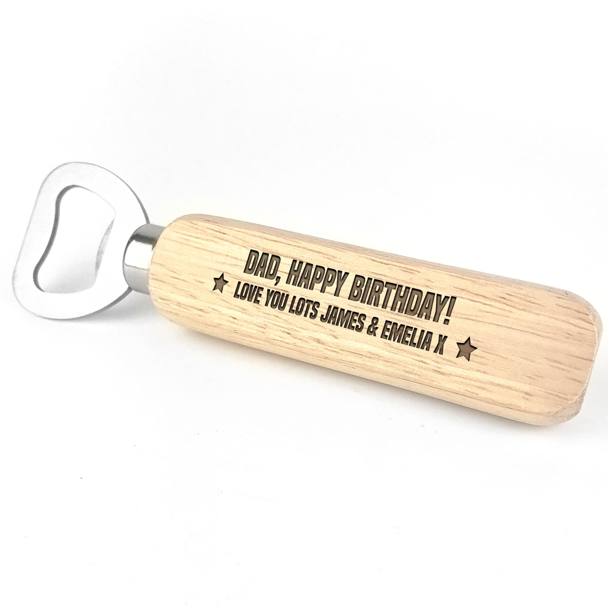 Red Ocean Personalised Birthday Gifts for Dad | Dad Gifts from Daughter Son | Engraved Bottle Opener Gift for Him