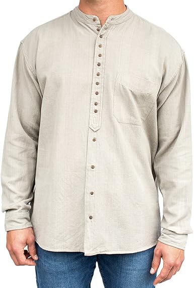 Grandad collarless shirt Clearance
