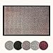 Price comparison product image Bear & Panda - Dirt Trapper Door Mat - Indoor/Outdoor non-slip Washable Barrier Door Mat, Heavy Duty Entrance Rug Shoes Scraper, Super Absorbent Front Doormat Carpet (Dark Brown, 40 x 60 cm)