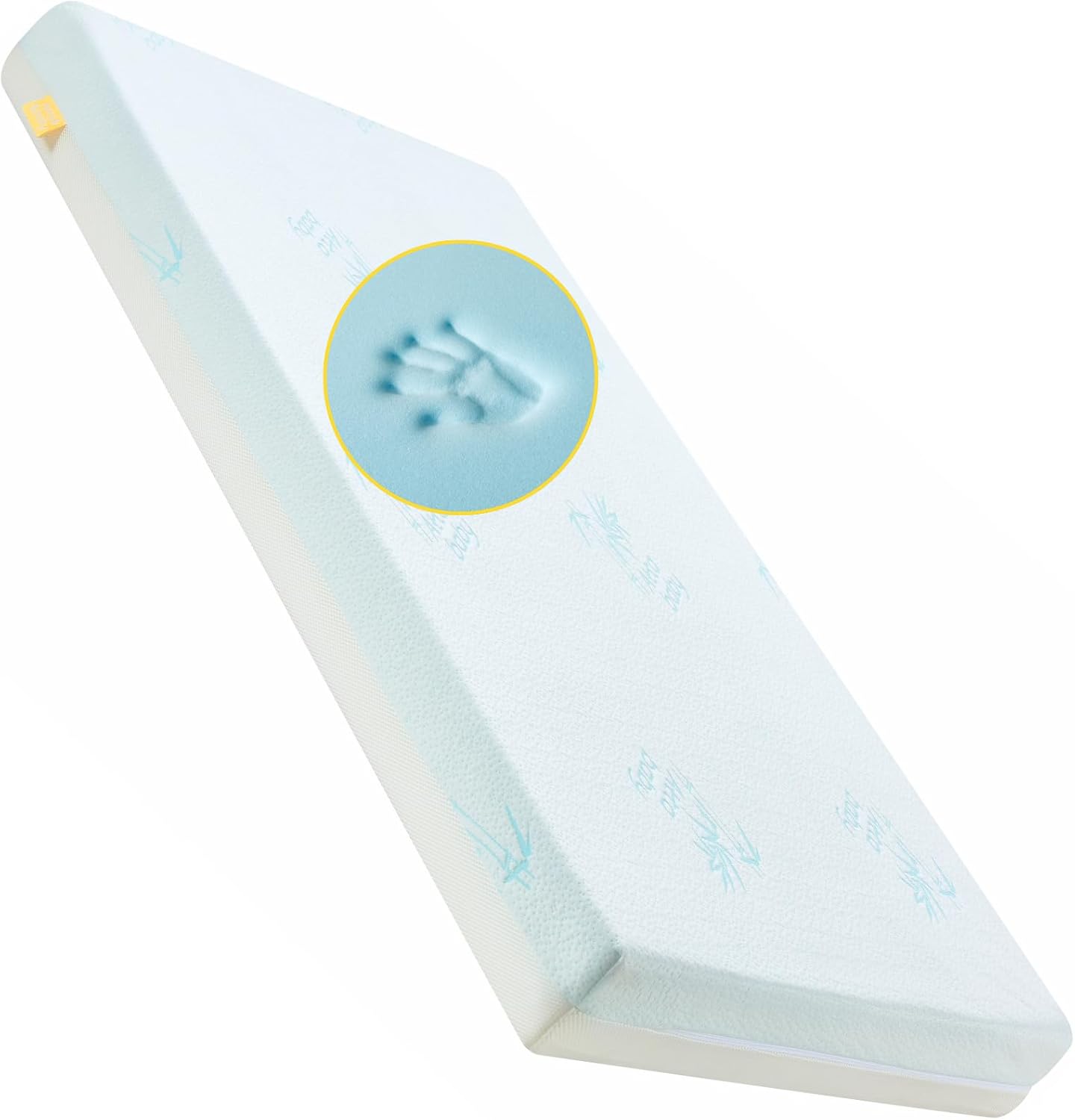 Crib Mattress, Baby Safety Alliance Certified, Dual-Sided Design of Breathable Open Cell & Comfy Memory Foam, CertiPUR-US and Oeko-TEX Approved, for Crib & Toddler Bed, 52” x 27.6”