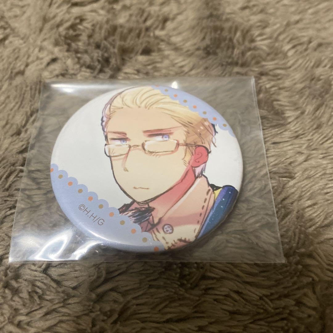 Amazon.co.jp: ヘタリア ドイツ アニメ先行上映会 缶バッジセット 原作