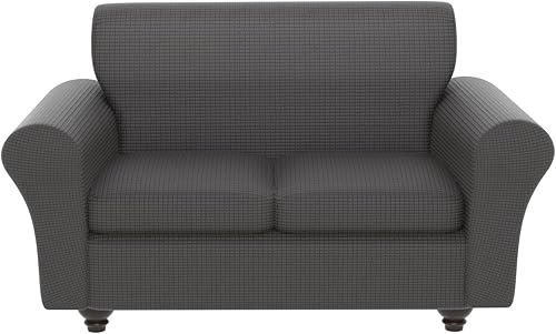 Miniatura 25 de Fundas elásticas para sofá, Fundas de sofá con estampado floral, 2 piezas de funda para sillón con funda de sección separada, Funda lavable para