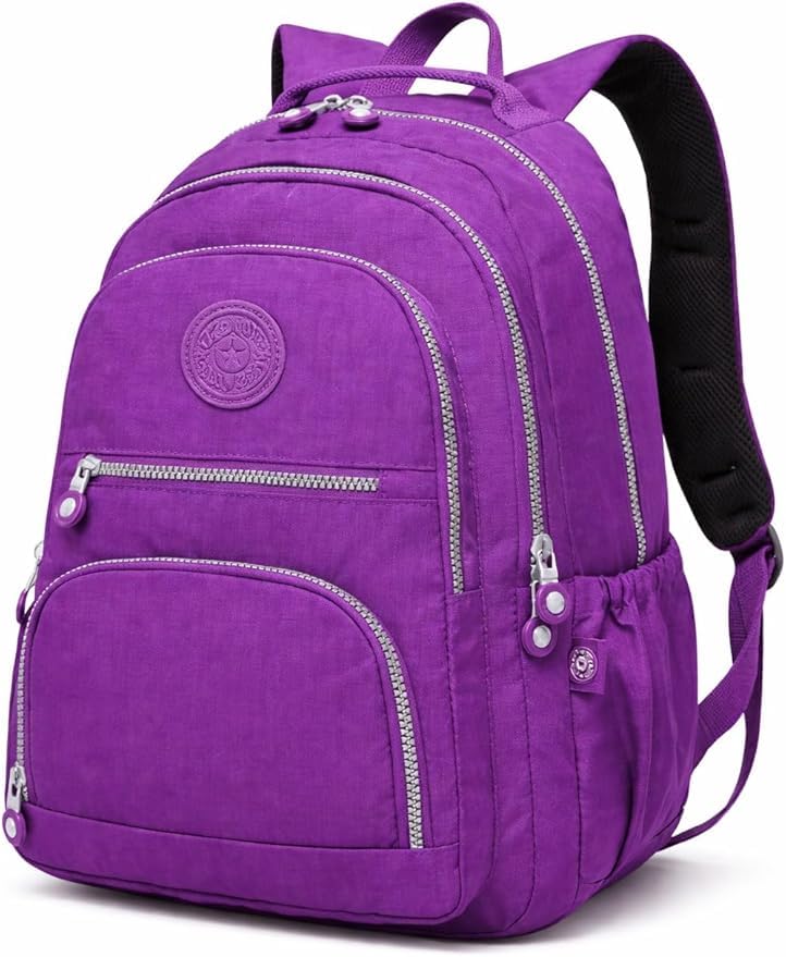 Mochila Grande 30L Nylon Impermeável Preta