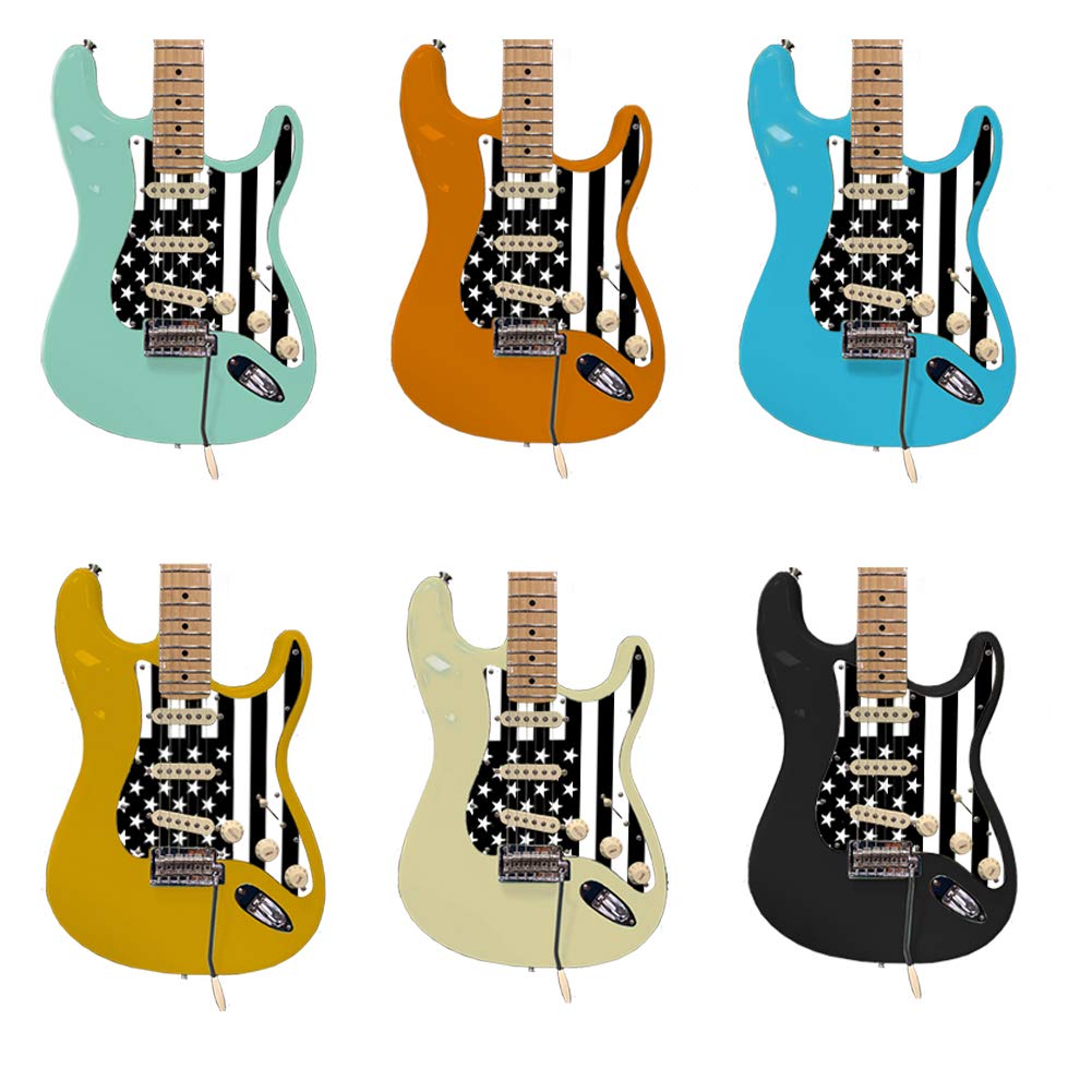Schlagbrett Für Fender Strat Stratocaster Strat Pickguard Custom Fender SSS 11 Hole Guitar Parchment Stratocaster Pickguard