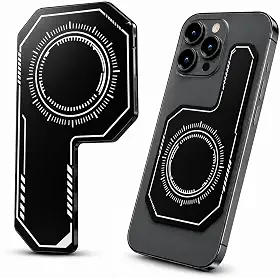 Placa Metálica Magnética para Cooler Gamer de Celular, Alumínio, Ultrafina 1mm, Design Discreto