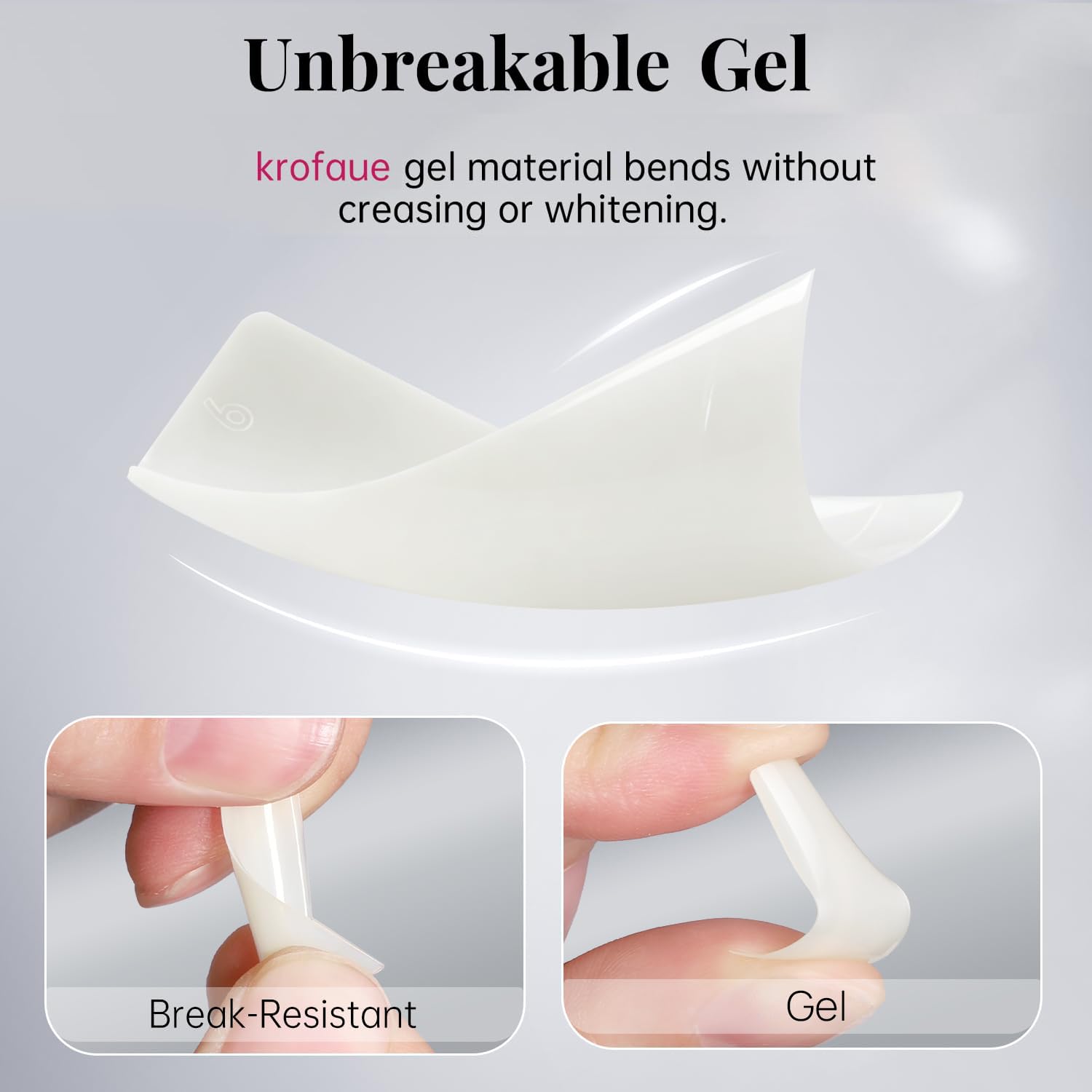 French Half Nail Tips - 500 PCS -4 French Half Nail Tips - 500 PCS -4