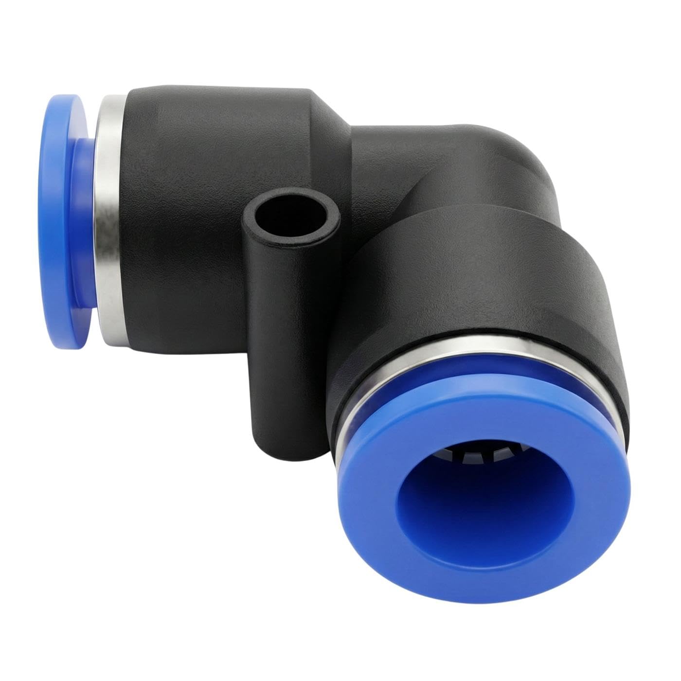 Connecteur de tuyau air comprimé Lumonic raccord pneumatique coudé 10mm L