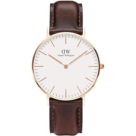 Daniel Wellington Classic Bristol Orologio Unisex Adulto, 36mm, in Pelle,  Marrone/Oro Rosato : Amazon.it: Orologi