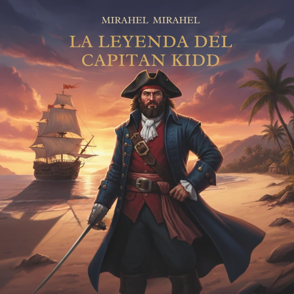 LA LEYENDA DEL CAPITAN KIDD +Páginas para colorear: Una fascinante leyenda pirata: La verdadera historia de aventuras y tesoros para niños y jóvenes