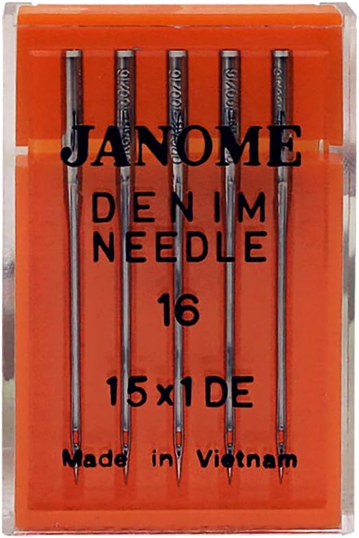 Janome Sewing Machine Needle Denim Size 16