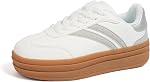 Femmes plate-forme Sneakers Chunky Casual Chaussures de marche épaisses semelle légère athlétiques respirant Trainers pour le confort d'usure quotidienne Fit