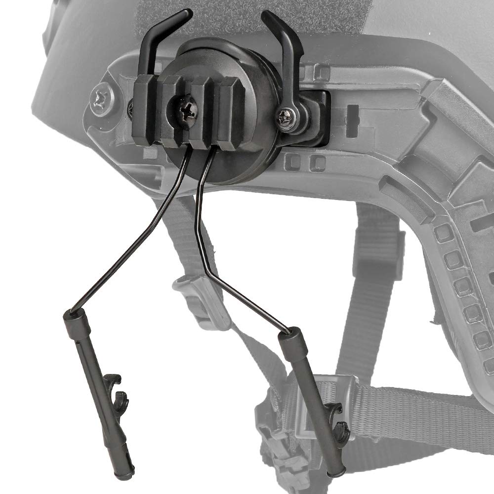 Staffa di Supporto per Cuffie da Softair per Casco tattico Adattatore per Cuffie Comtac