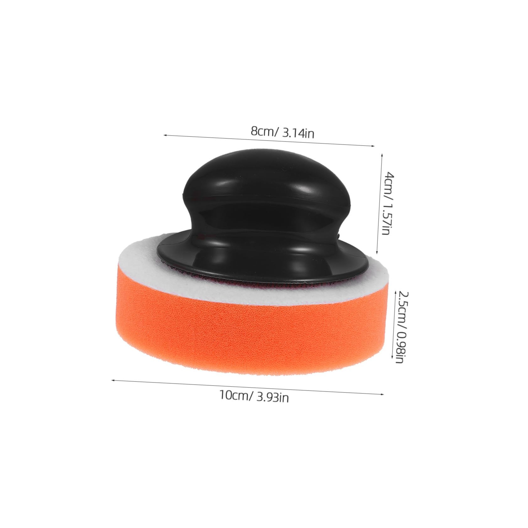 Unomor 1 Set Car Waxing Tools Guys Pads Polishing Polisher Along with Cars Buffing Pad Wax Applicator Pad Polish Pad Orange Sponge