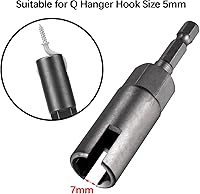 Vista 4 de Pagow Juego de destornilladores de tuerca de ala de potencia profunda de 1/4 pulgadas, tuercas de ala de ranura, llaves de zócalo, juego