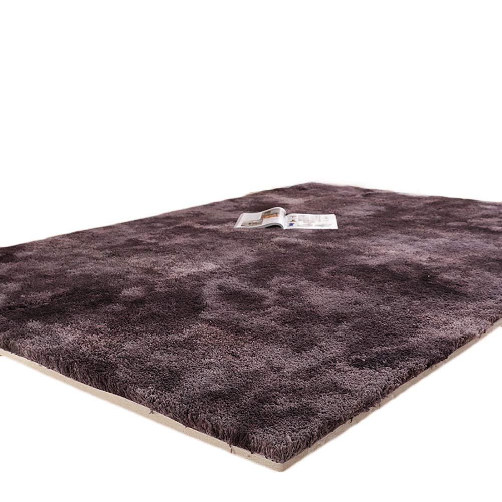 HWL Supet Soft Fluffy Area Rug - 5cm Extra Thick Carpet - Washable Gradient Effect Nursery Mat - Non Shedding (Size : 160×200cm)