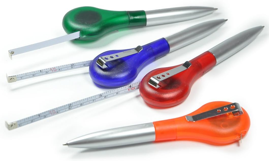 Tape Measure Pen 1-3ft (Color May Vary)