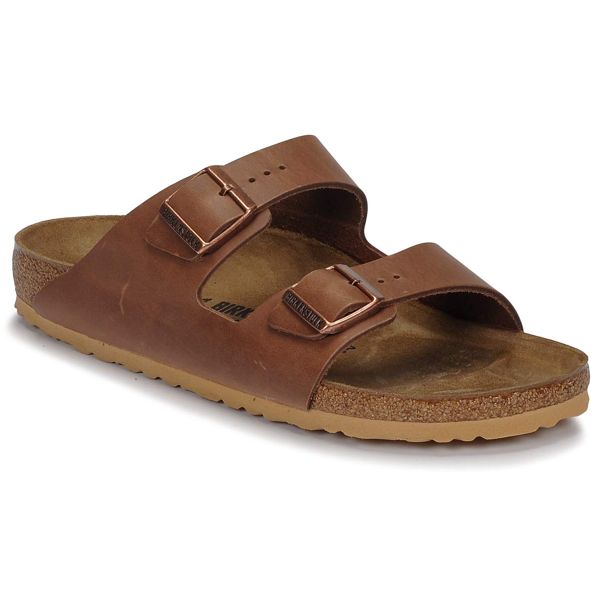 Birkenstock Rio Sandals Girls White/Patent Sandals Shoes — view 93