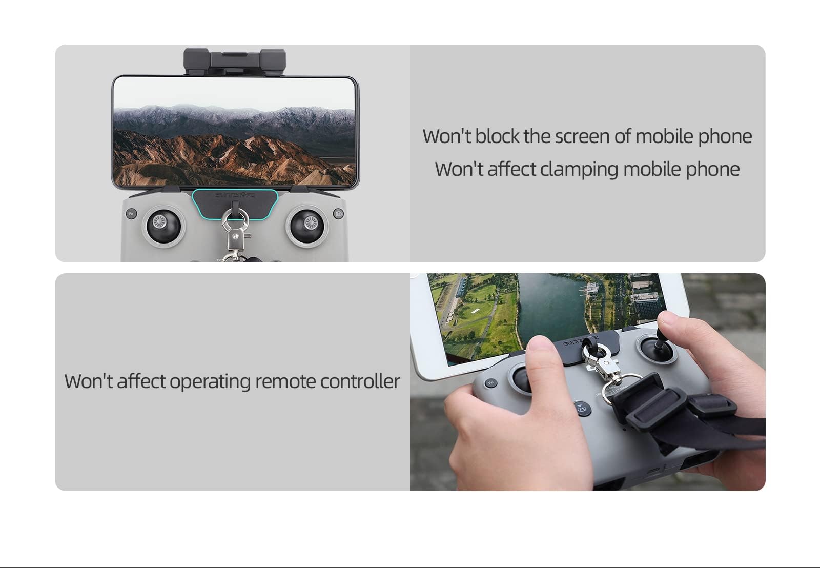 Dji Mini Pro HeiyRC Tablet Holder Mount For DJI Neo, Mini 4K