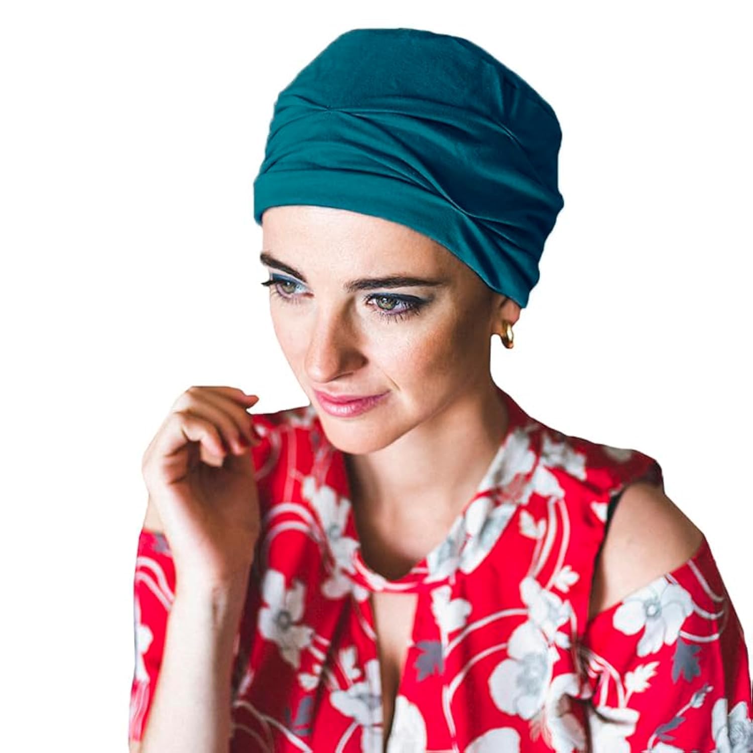 CAREBELL Turbante oncologico e per alopecia MAR in varie tonalità · Tessuto in bambù organico headwear