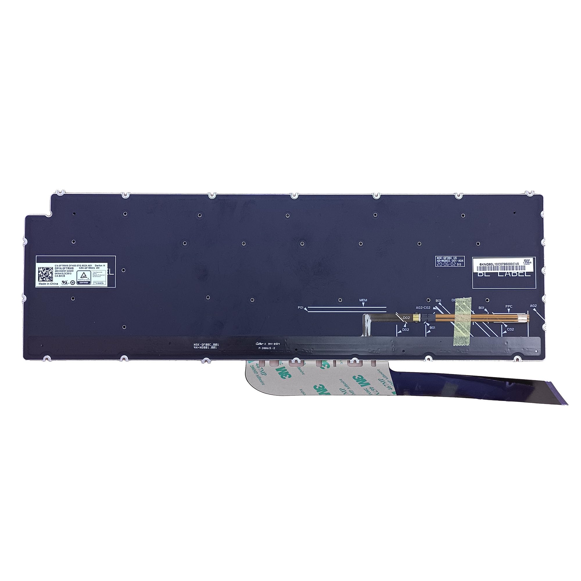 Replacement For Dell Latitude 3510 E3510 Laptop Upper Case Palmrest Non