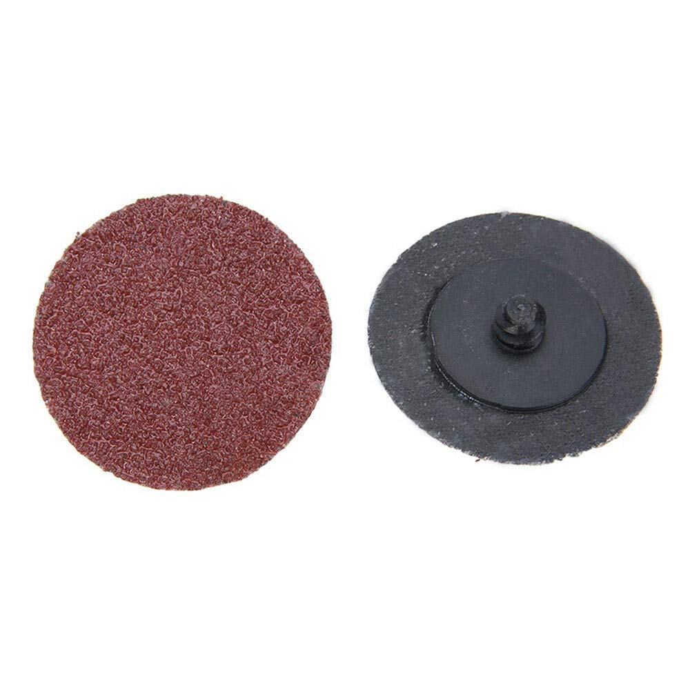 Discos de cambio rápido, 25 discos de 50 mm de cambio rápido tipo R, discos de lijado de 5 cm para herramientas rotativas lijado y mezcla de superficies – 36 granos