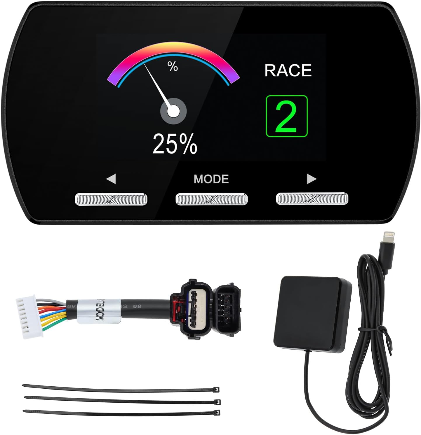 MH Throttle Response Controller: 9 Acceleration Levels, 11 Modes for Dodge Challenger, Ram, Jeep Wrangler JK, Cherokee & More