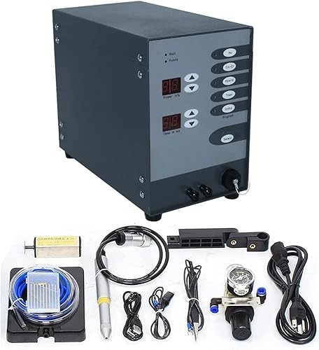 Soldador automático por puntos Máquina de soldadura de arco de argón de pulso Soldador de joyas Soldador de puntos 110V para soldadura de joyas,