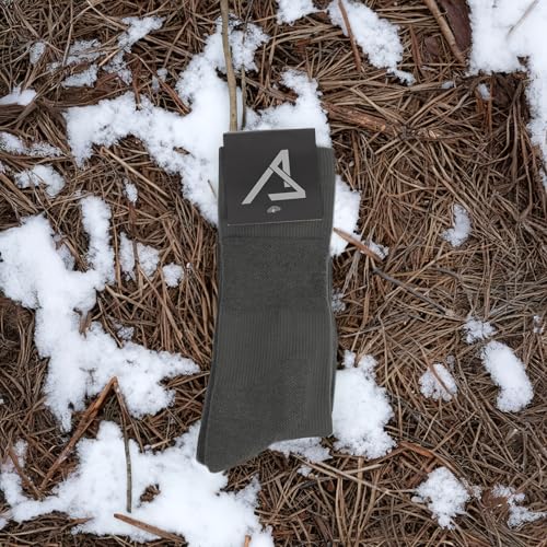 ACE Schakal Chaussettes fonctionnelles - 3 paires de chaussettes de randonnée avec laine mérinos & rembourrage anti-bulles - Chaussettes de trekking pour la randonnée - noir - 42-44.5 – vue 7