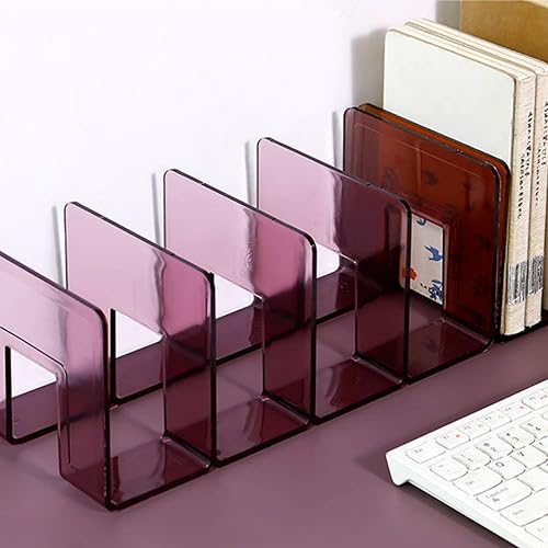 Miniatura 4 de Organizador de archivos de escritorio de acrílico, bolso transparente, bolso de mano, 2 unidades, clasificador de carpetas divisorias de malla,