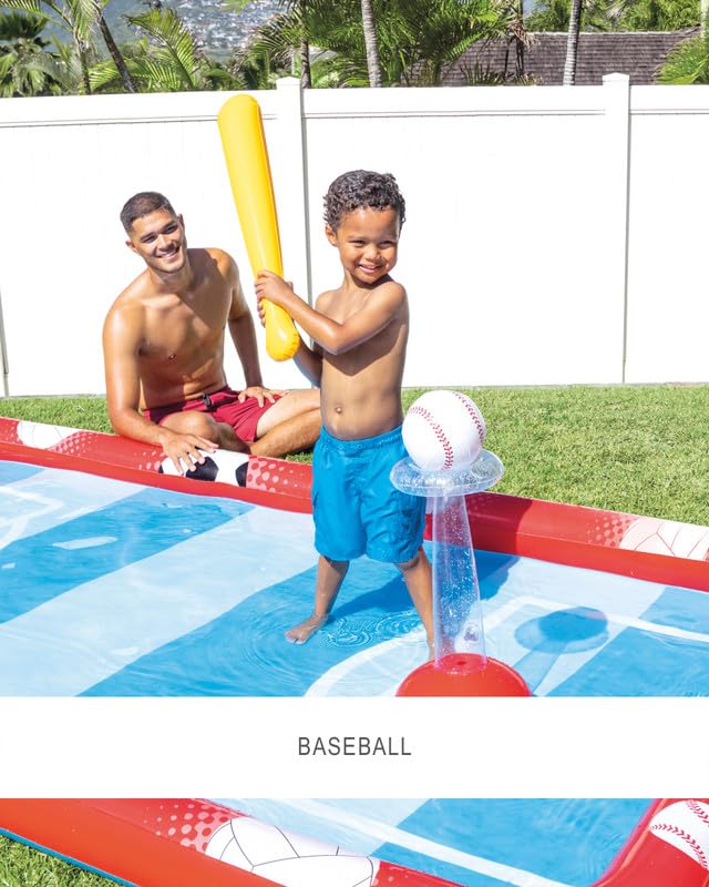 VWretails Inflatable Play Center for Kids Fun and Enjoyment in Their Backyard. (57147 + HT-196) 2