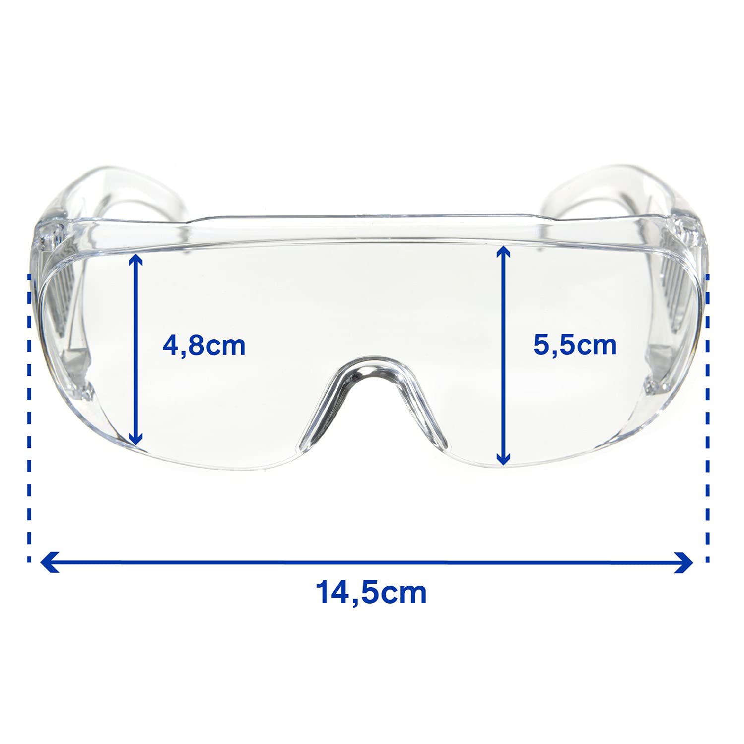 Okulary ochronne Dräger X-pect 8110 | okulary ochronne przeciwmgielne do użytku profesjonalnego lub osobistego | na budowie, w laboratorium, do pracy z chemikaliami