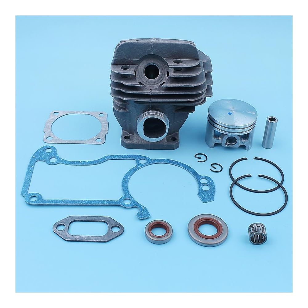 44.7mm Plated Cylinder Piston Kit Compatible with 026 026PRO MS260 Big Bore Chainsaw End Replacement Parts