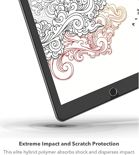 Miniatura 2 de ZAGG InvisibleShield GlassFusion+ Canvas- Hecho para Apple iPad Pro de 11 pulgadas (4321 generación) y iPad Air (54 generación) simula escribir o