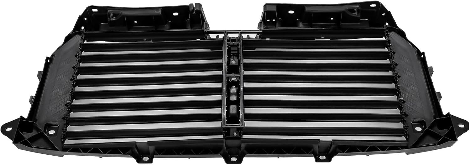 Front Upper Radiator Grille Air Shutter Control Assembly Compatible with 2015-2017 Ford F-150 F150 Replacement For FL3Z8475F Black Active Grille Radiator Shutter