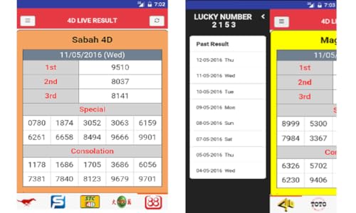 Live 4D Result (MY & SG)