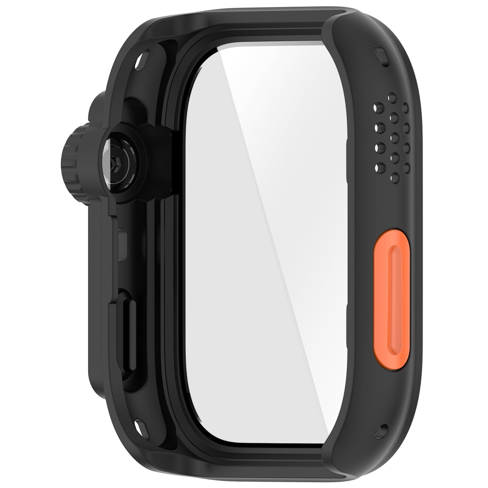 APGLSXY Smartwatch Shell Glass Antidust Case Guard for Watch Fit 4 Screen Protector Frame Shell Safe Quick to Attach & Detach Antifall Smartwatch Protector